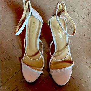 Fashion nova white heels